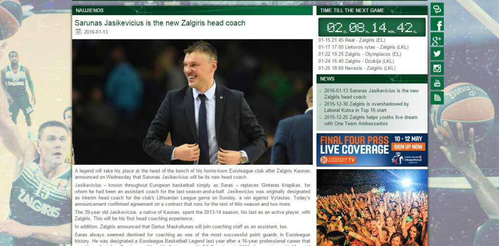 jasikevicius