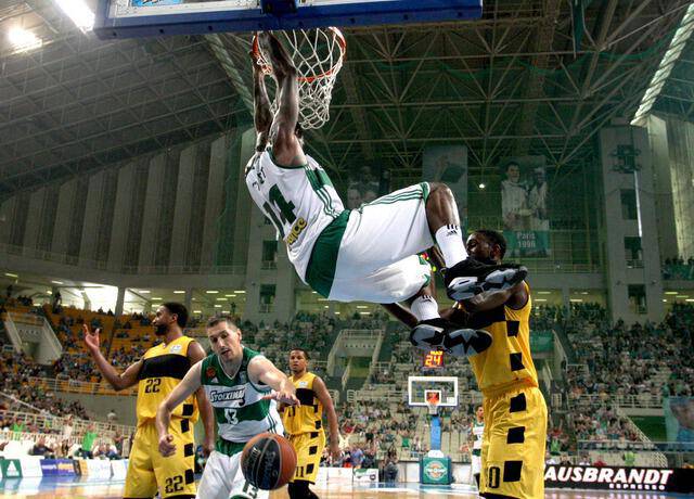 BASKET LEAGUE / ÐËÅÉ ÏÖ / ÐÁÏ - ÁÑÇÓ / PLAY OFF / PANATHINAIKOS - ARIS