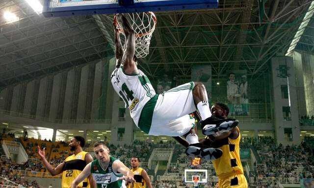 BASKET LEAGUE / ÐËÅÉ ÏÖ / ÐÁÏ - ÁÑÇÓ / PLAY OFF / PANATHINAIKOS - ARIS