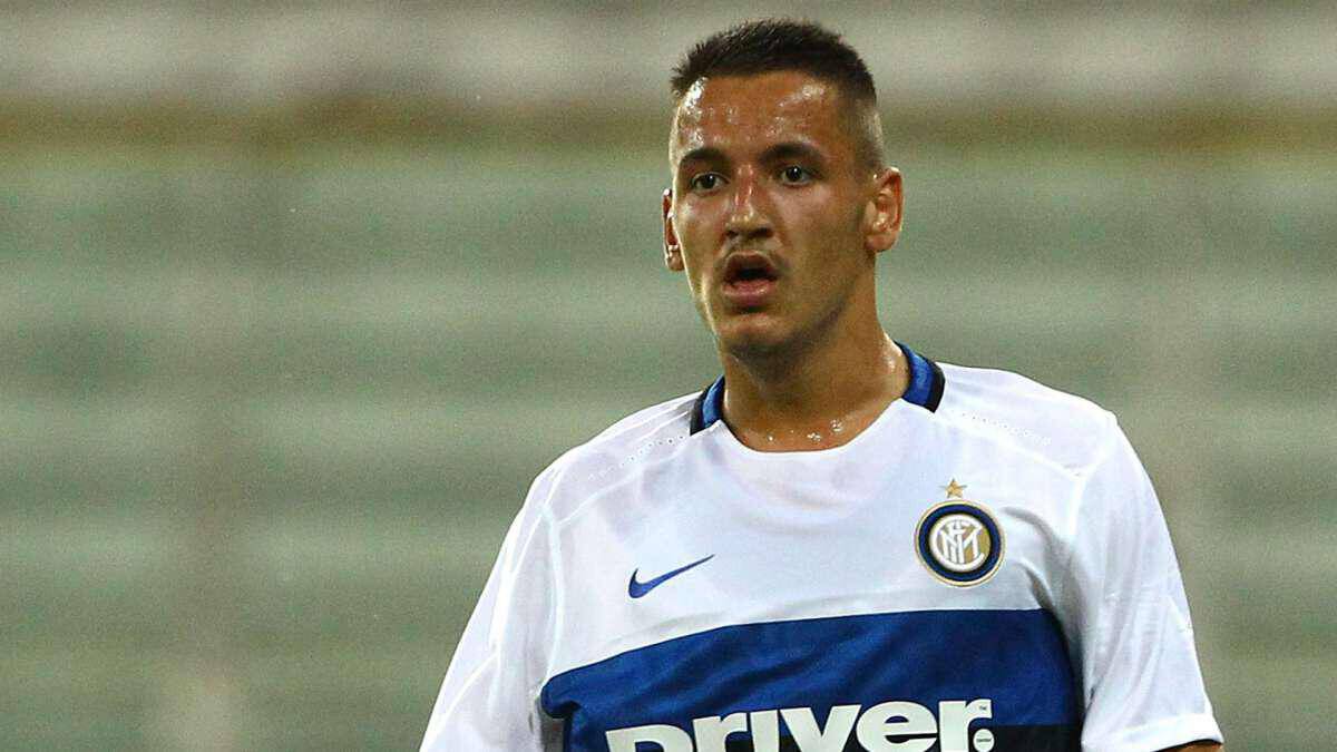 during the pre-season friendly match between FC Internazionale and Athletic Club Bilbao at Stadio Ennio Tardini on August 8, 2015 in Parma, Italy.