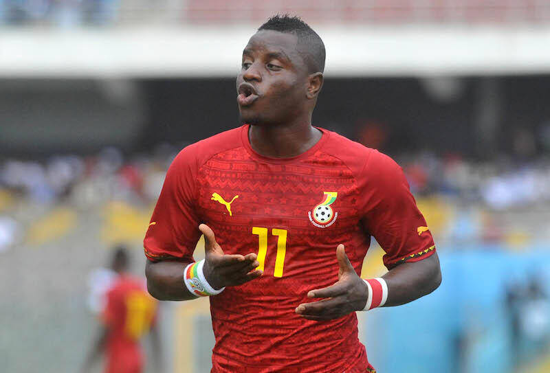 Mubarak Wakaso of Ghana Black Stars during Afcon Qualifiers on the 14 june 2015 at the Accra Sports Stadium, In preparation for the 2017 African cup of Nation ©Christian Thompson/BackpagePix