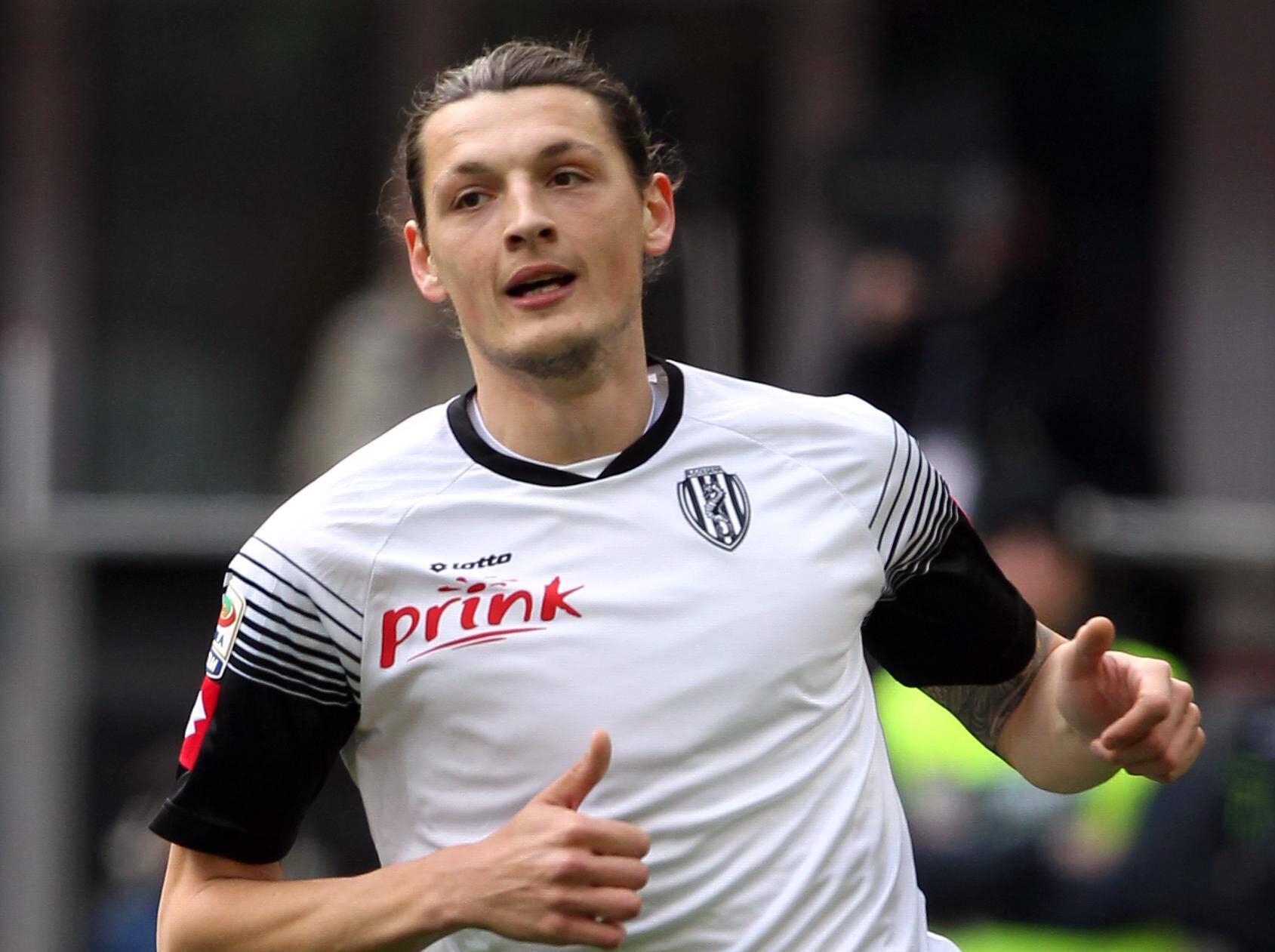 Italian Soccer Serie A - Milan vs Cesena - Milano - San Siro Stadium - 22/02/2015 Milan Djuric - cesena - fotografo: Fabrizio Forte