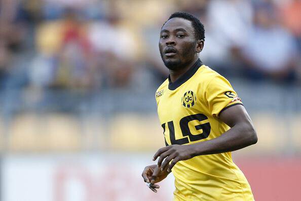 Abdul Ajagun of Roda JC during the Dutch Eredivisie match between Roda JC Kerkrade and Vitesse at the Parkstad Limburg stadium on august 20, 2016 in Kerkrade, the Netherlands(Photo by VI Images via Getty Images)