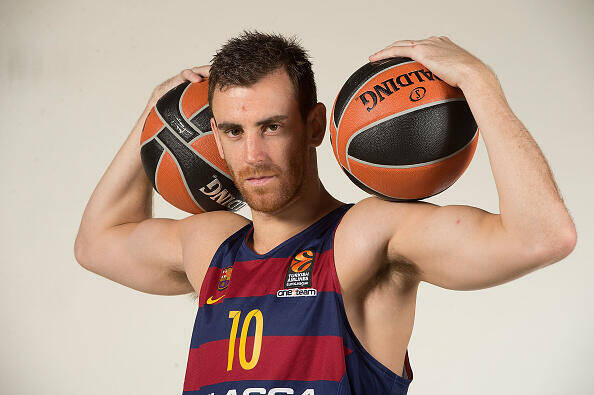 poses during the 2016/2017 Turkish Airlines EuroLeague Media Day at Palau Blaugrana on September 26, 2016 in Barcelona, Spain.